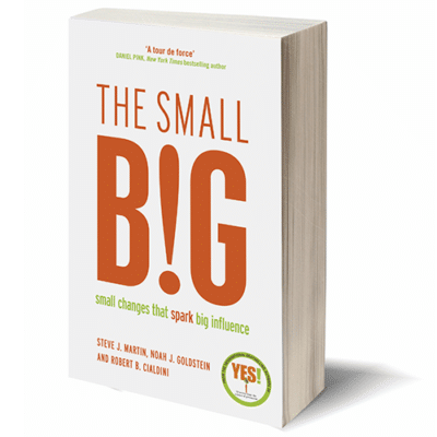 The Small Big: Small Changes That Spark Big Influence